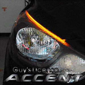[ Accent 2011 auto parts ] Accent LED eye line(2 way)  Made in Korea